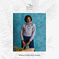 Willow & Lark Abstract Embroidery Jumper Knitting Pattern