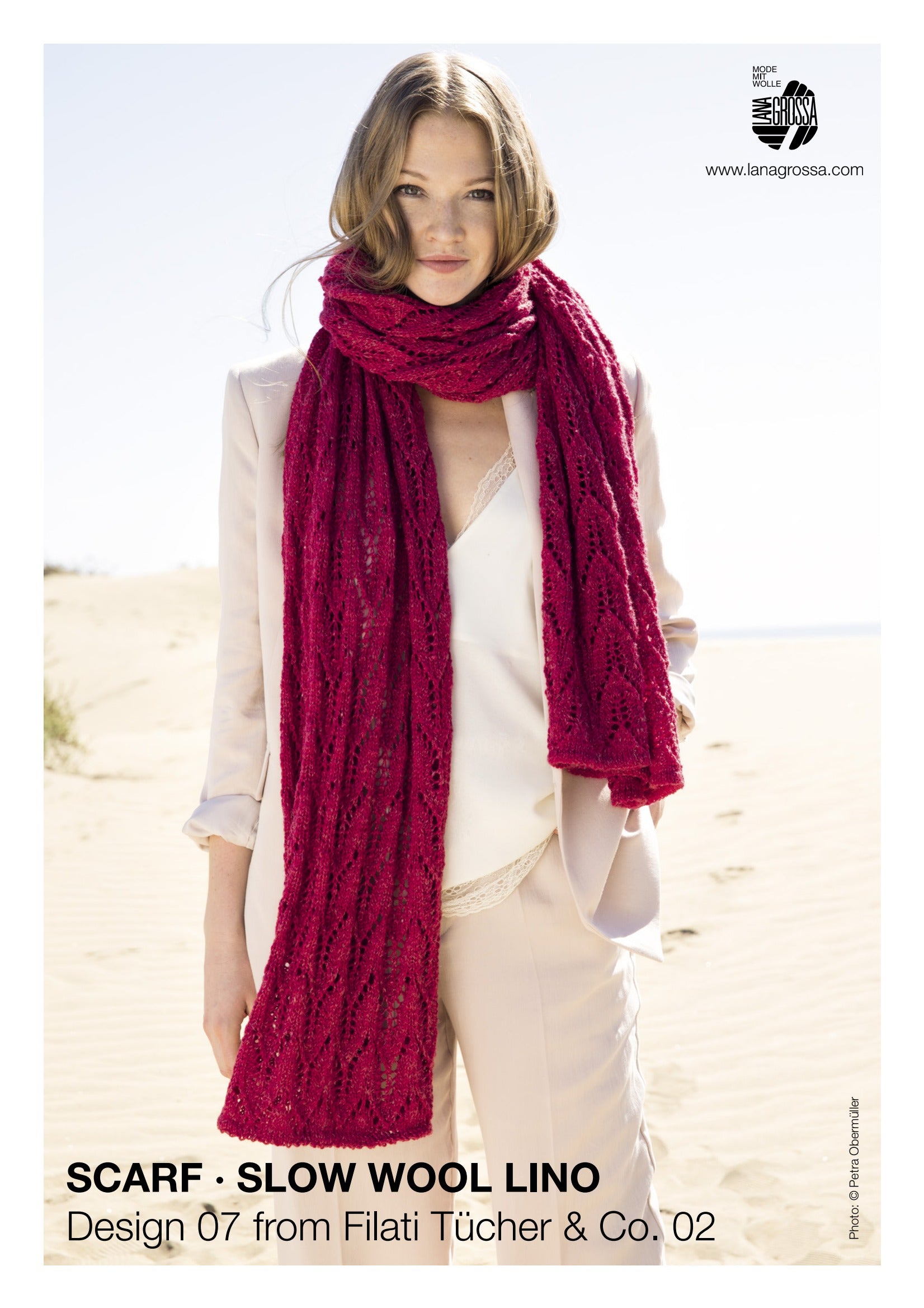 Lana Grossa Scarf Knitting Pattern