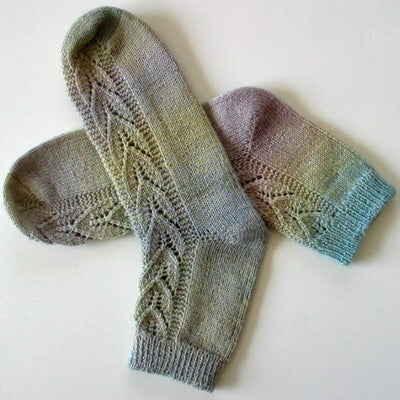 Jojoland Whispering Leaf Socks Knitting Pattern