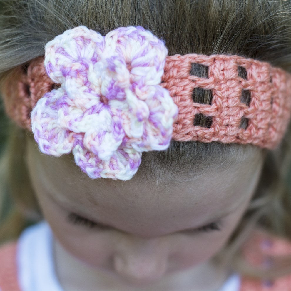 Cascade Yarns A Flower Friendly Sweater & Headband Crochet