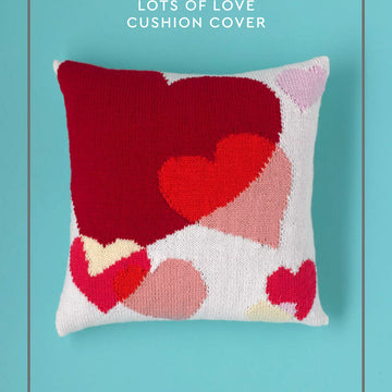 Paintbox Yarns Lots of Love Cushion Cover Knitting Pattern