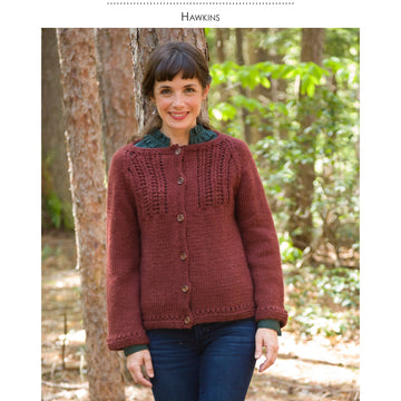 Classic Elite Yarns Hawkins Cardigan Knitting Pattern