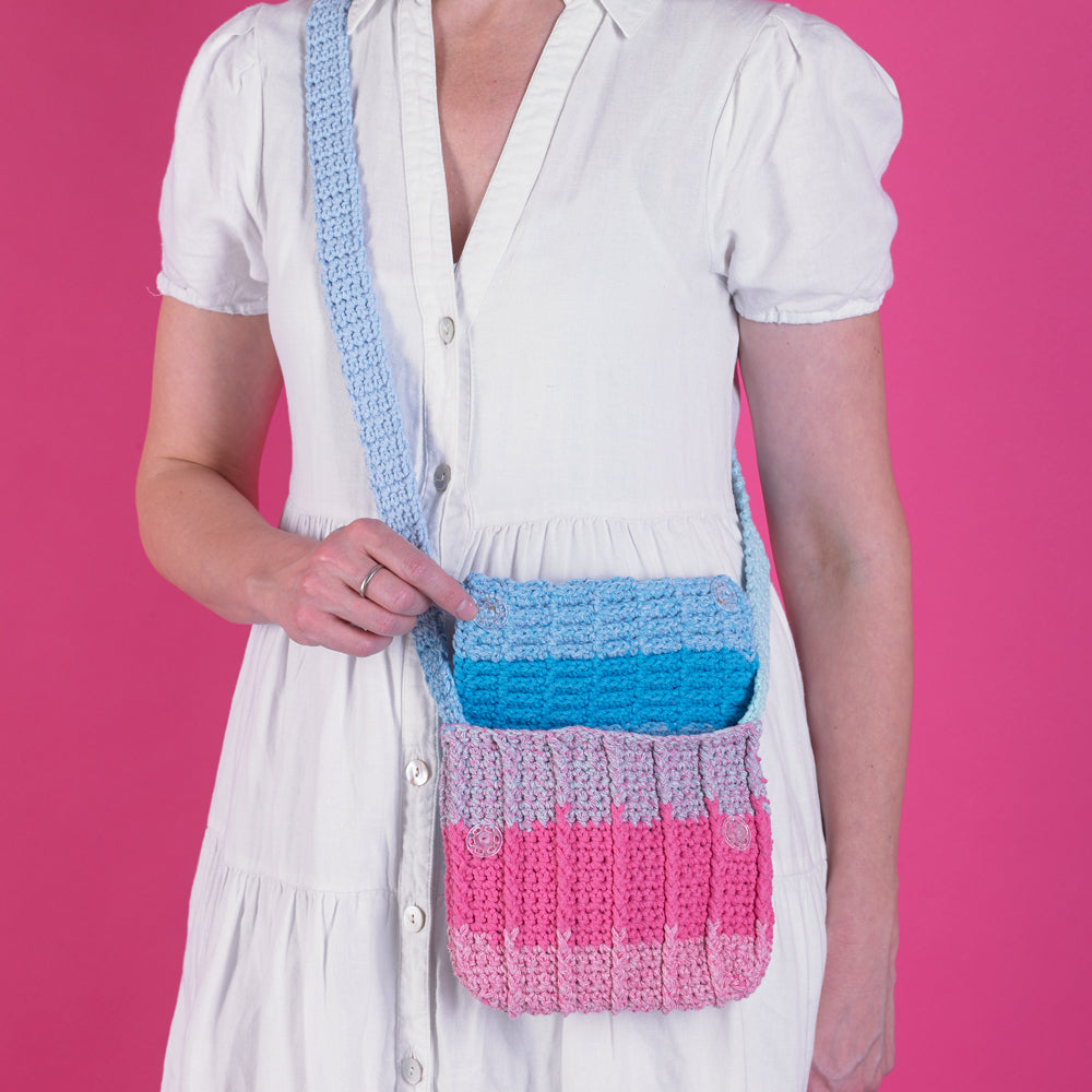 Paintbox Yarns About Town Crossbody Bag Crochet Pattern