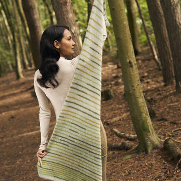 Triangular Shawl Wrap Knitting Pattern