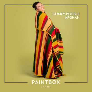 Paintbox Yarns Comfy Bobble Afghan (Free)
