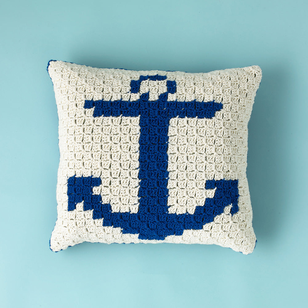 Paintbox Yarns Coastline Cushion Crochet Pattern