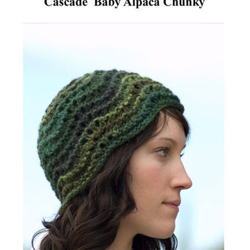Feather and Fan Hat Knitting Pattern