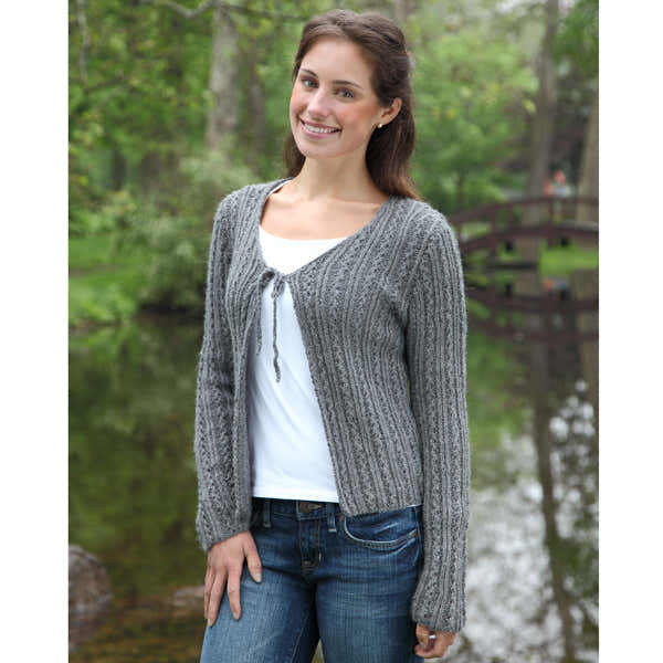 Valley Yarns Riverbend Cardigan Knitting Pattern