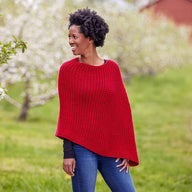Valley Yarns Maeve Poncho Knitting Pattern