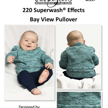 Effects Bay View Pullover in Cascade Yarns 220 Superwash - Free