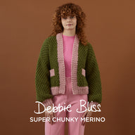 Debbie Bliss Irish Moss Stitch Cardigan Knitting Pattern