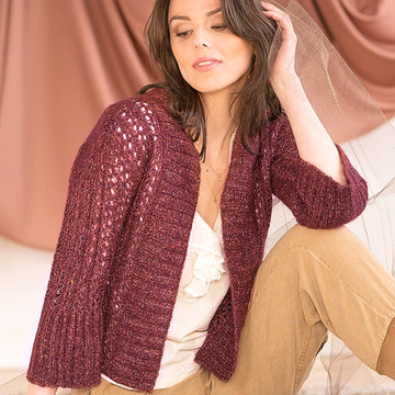 Berroco Sorcar Cardigan Knitting Pattern