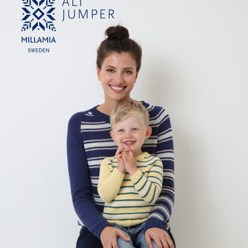 MillaMia Ali Striped Jumper Knitting Pattern