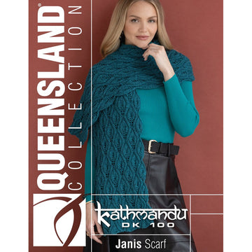 Queensland Collection Janis Scarf Knitting Pattern