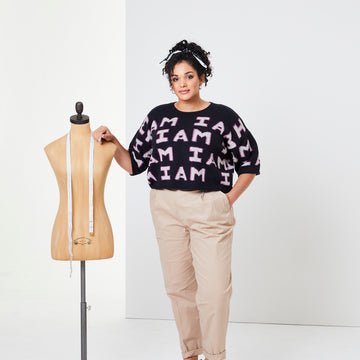 I Am Sweater Jumper Knitting Pattern