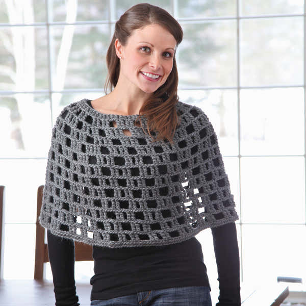 Valley Yarns Old Sheldon House Crocheted Capelet Pattern