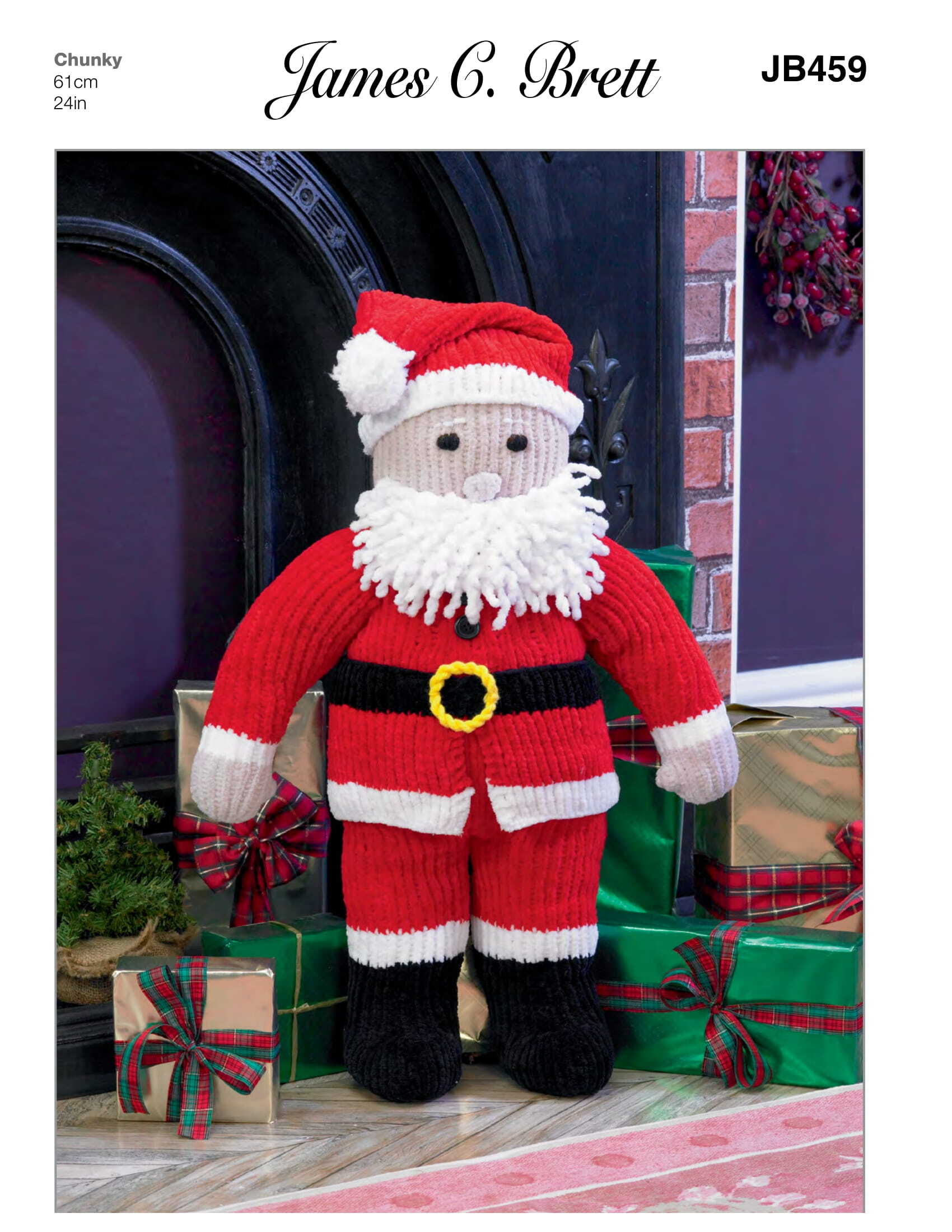 James C. Brett JB Santa Toy Knitting Pattern