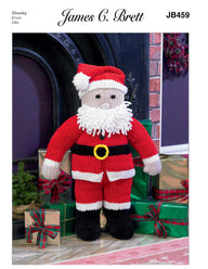 James C. Brett JB Santa Toy Knitting Pattern