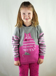 Cascade Yarns DK Cat & Mouse Sweater Jumper Knitting Pattern