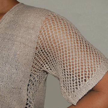 Lace-Trimmed Tunic to Knit