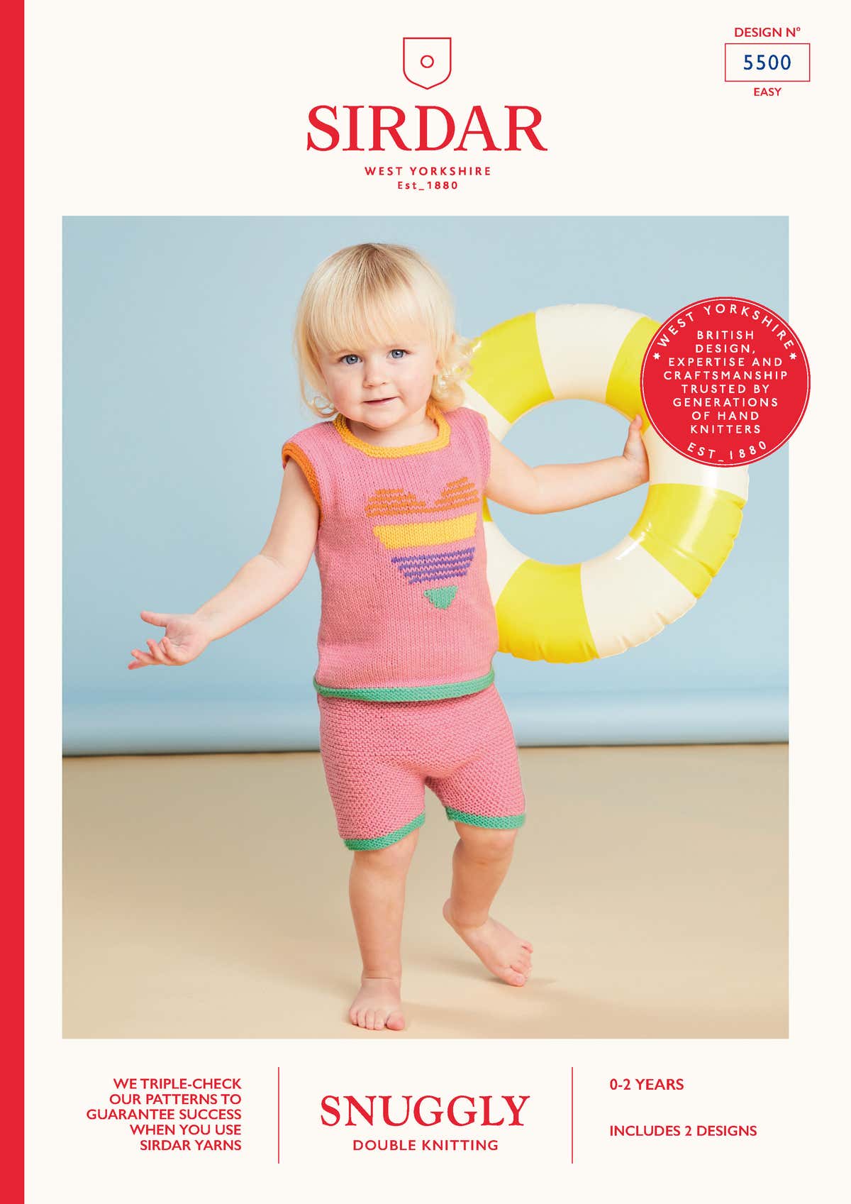 Sirdar Summer Days Shorts Set Top Knitting Pattern