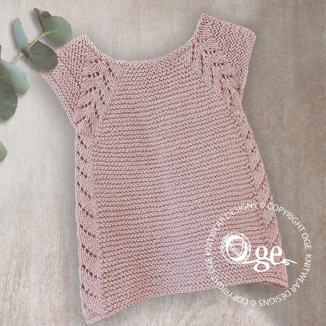 Lil’ Rosebud seamless top down dress / tunic top - P112