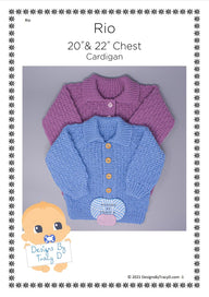 Rio Baby Cardigan 20" & 22" chest