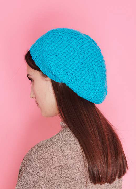 Paintbox Yarns Forest Moss Beanie Knitting Pattern