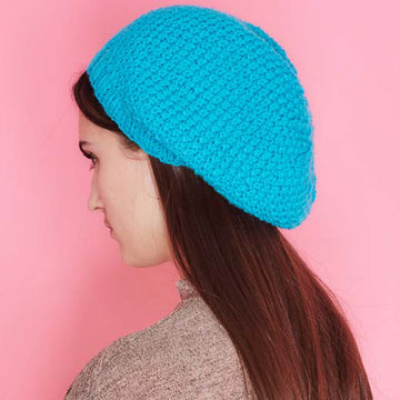 Paintbox Yarns Forest Moss Beanie Knitting Pattern