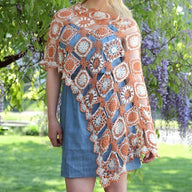 Valley Yarns Linaria Wrap Crochet Pattern