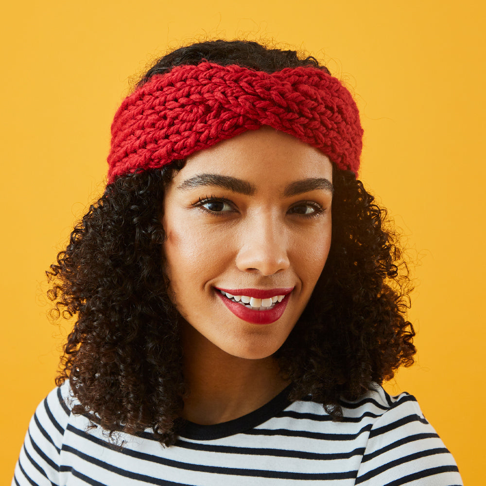 Paintbox Yarns Funky Chunky Headbands Knitting Pattern