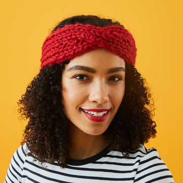 Paintbox Yarns Funky Chunky Headbands Knitting Pattern