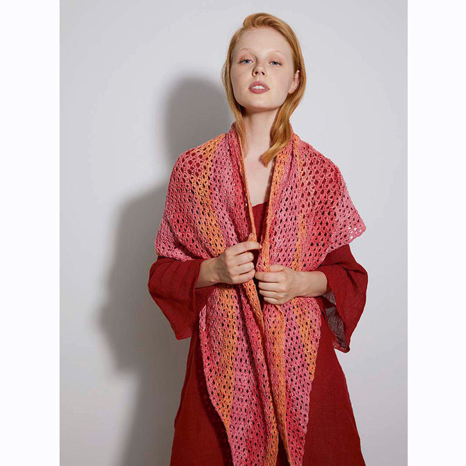 Lang PTO-- Dreiecktuch Shawl Crochet Pattern