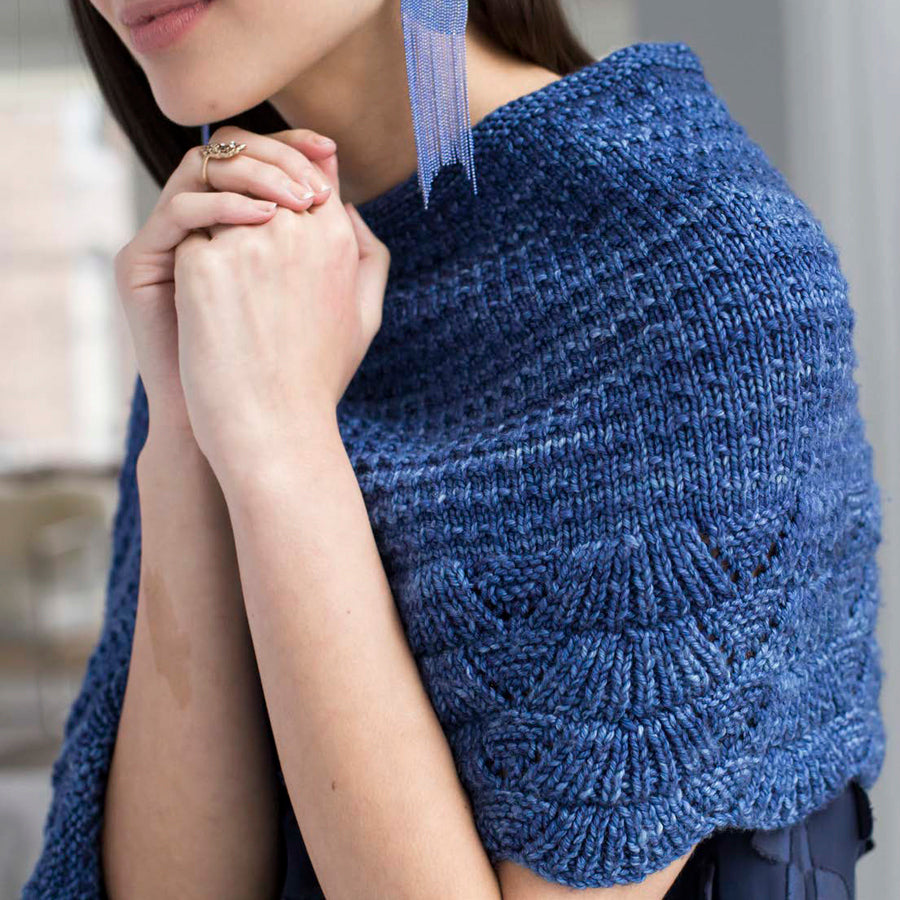 Malabrigo Hydrangea Cape Knitting Pattern
