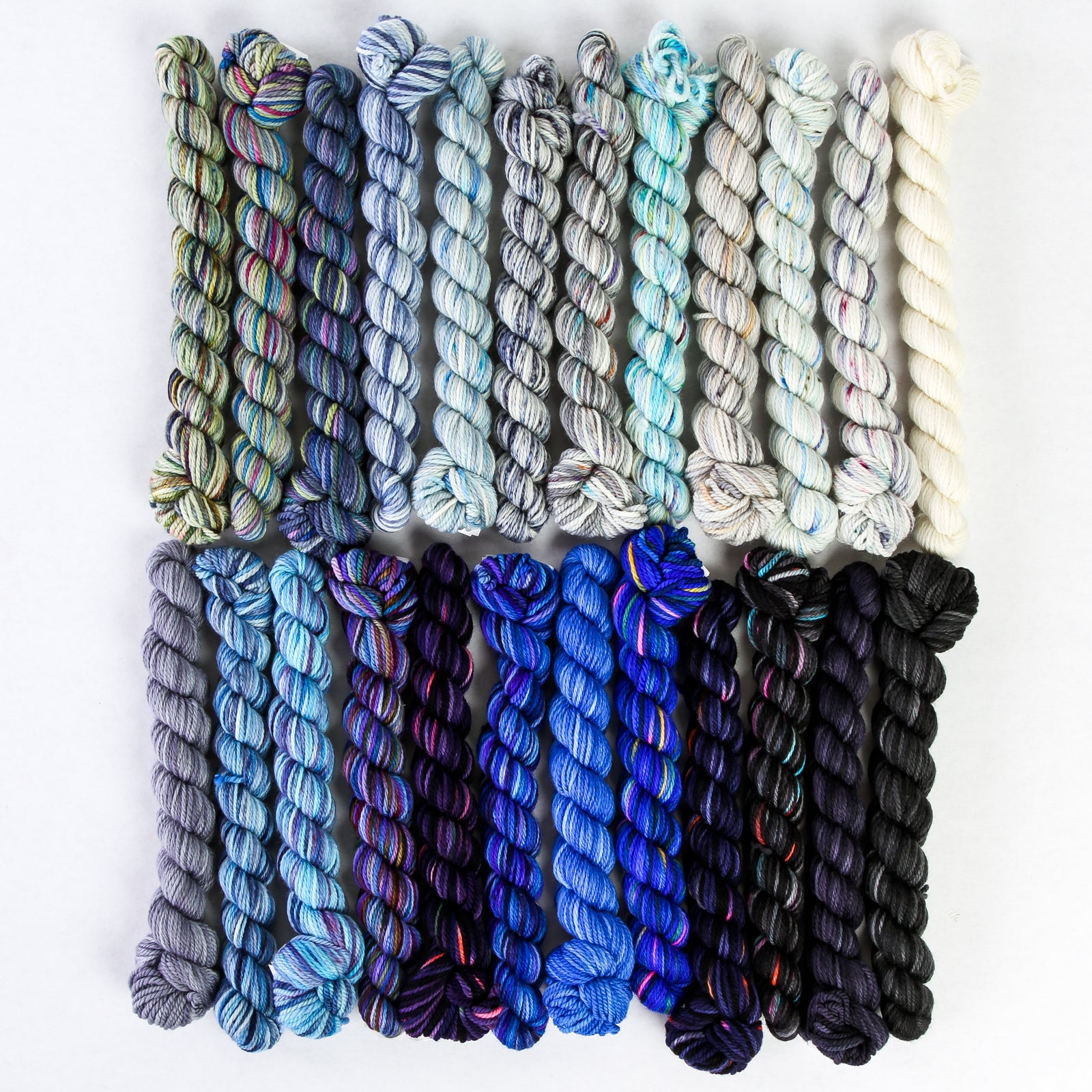 Koigu Jasmine Festive Mini Skein Set Yarn - Merino Wool DK