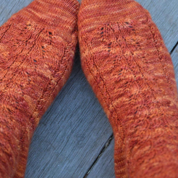 Autumn Leaves are Falling Socks