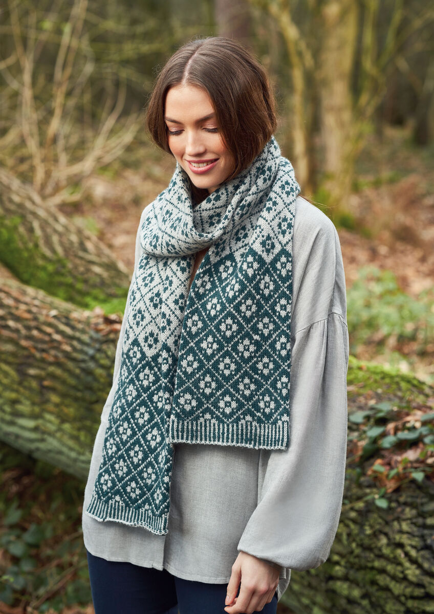 Rowan Lattice Scarf Knitting Pattern