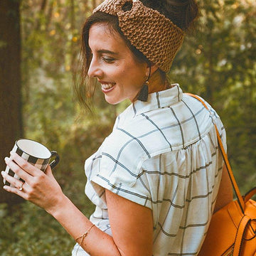 Knit Honeycomb Earwarmer Headband