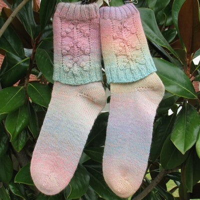Jojoland Cherry Socks Knitting Pattern