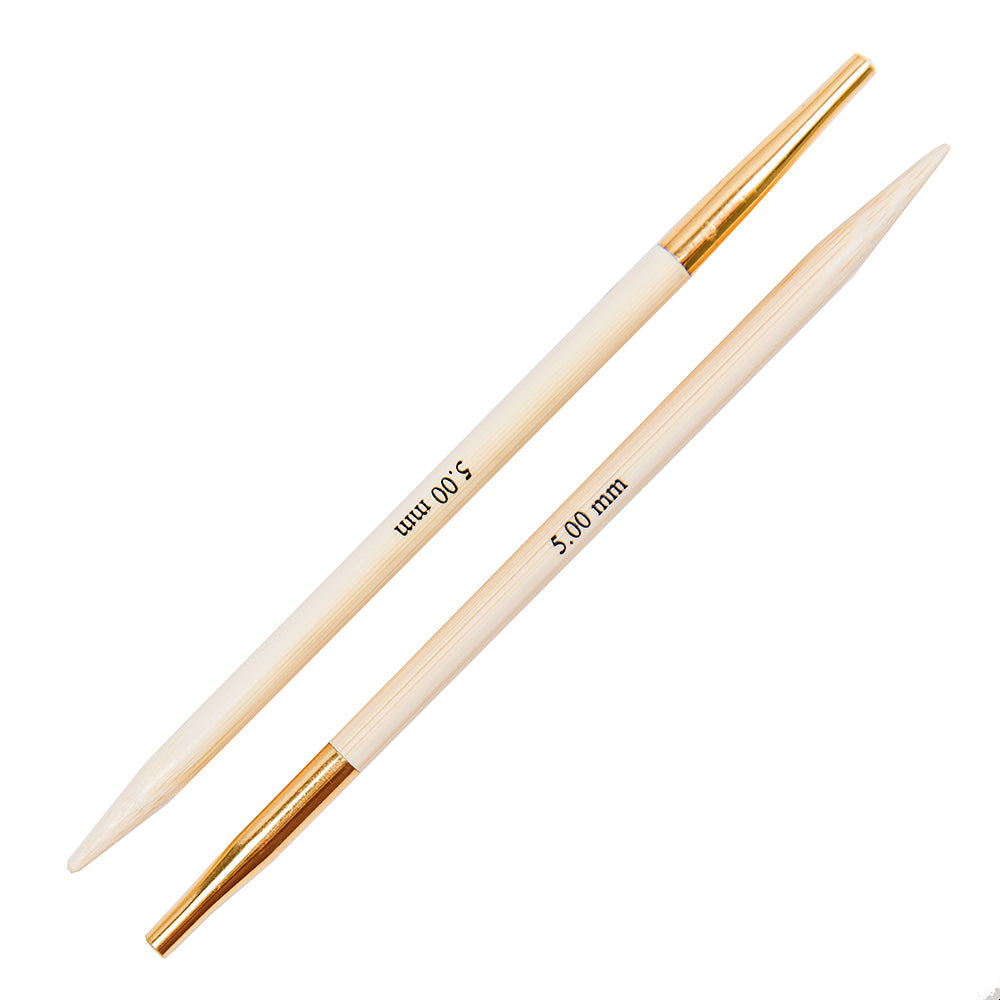 KnitPro Bamboo Interchangeable Needle Tips (Starter Set of 5 Sizes)