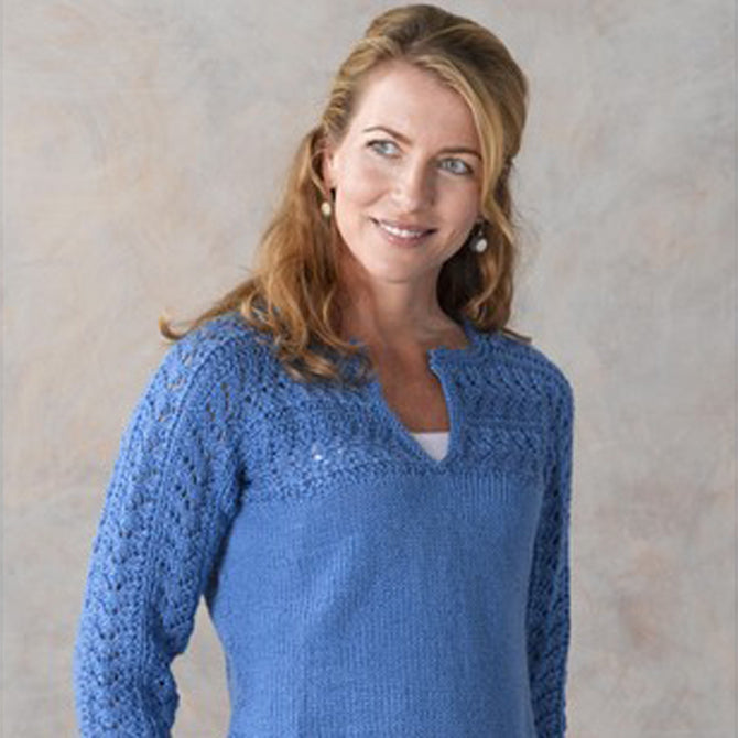 Valley Yarns Thetis Pullover Knitting Pattern