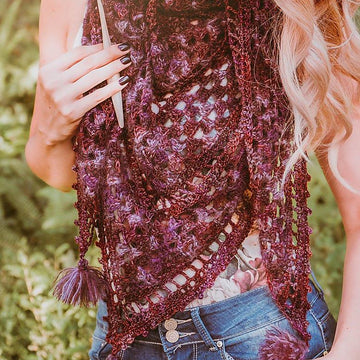 Picot Crochet Shawl