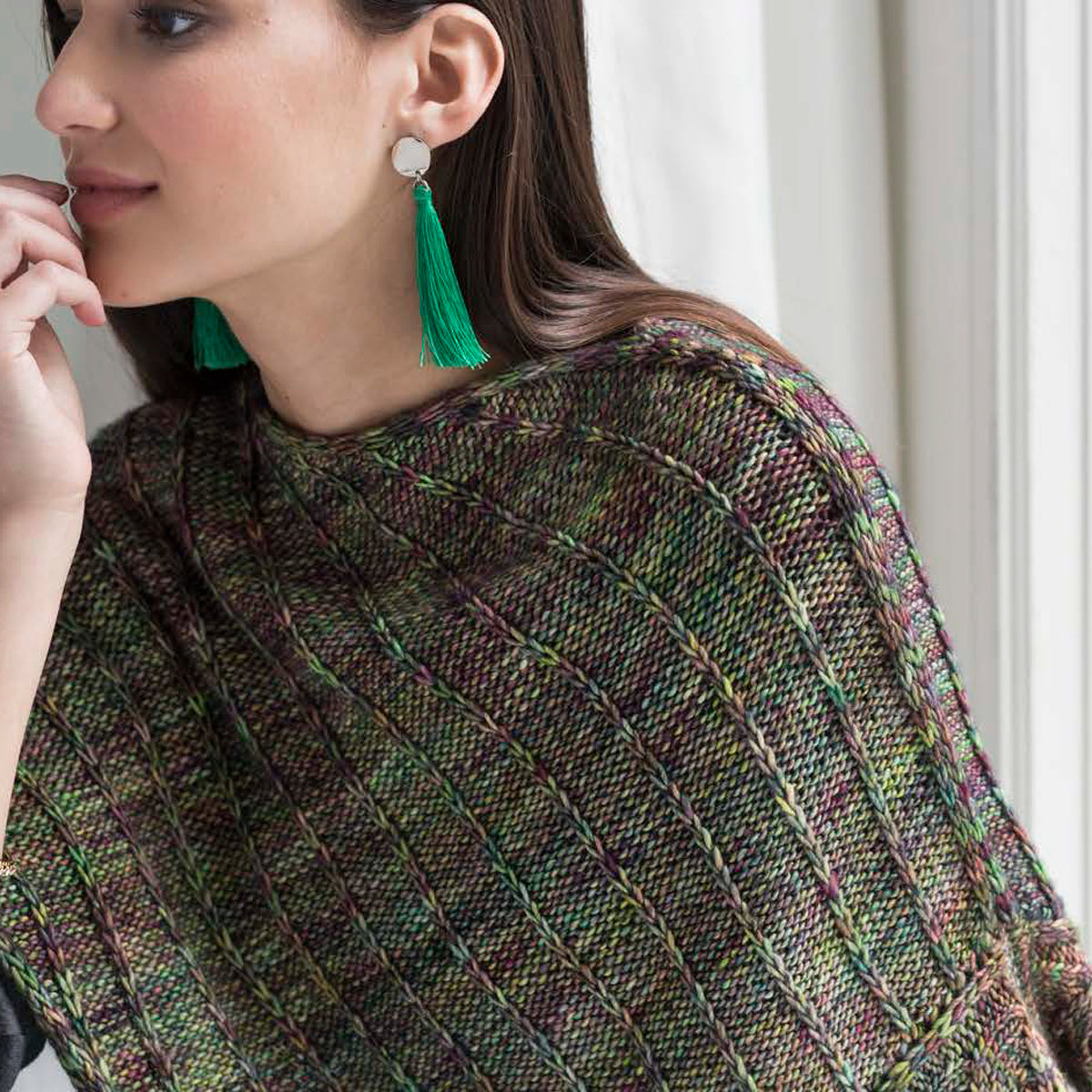 Malabrigo Iris Cape Knitting Pattern