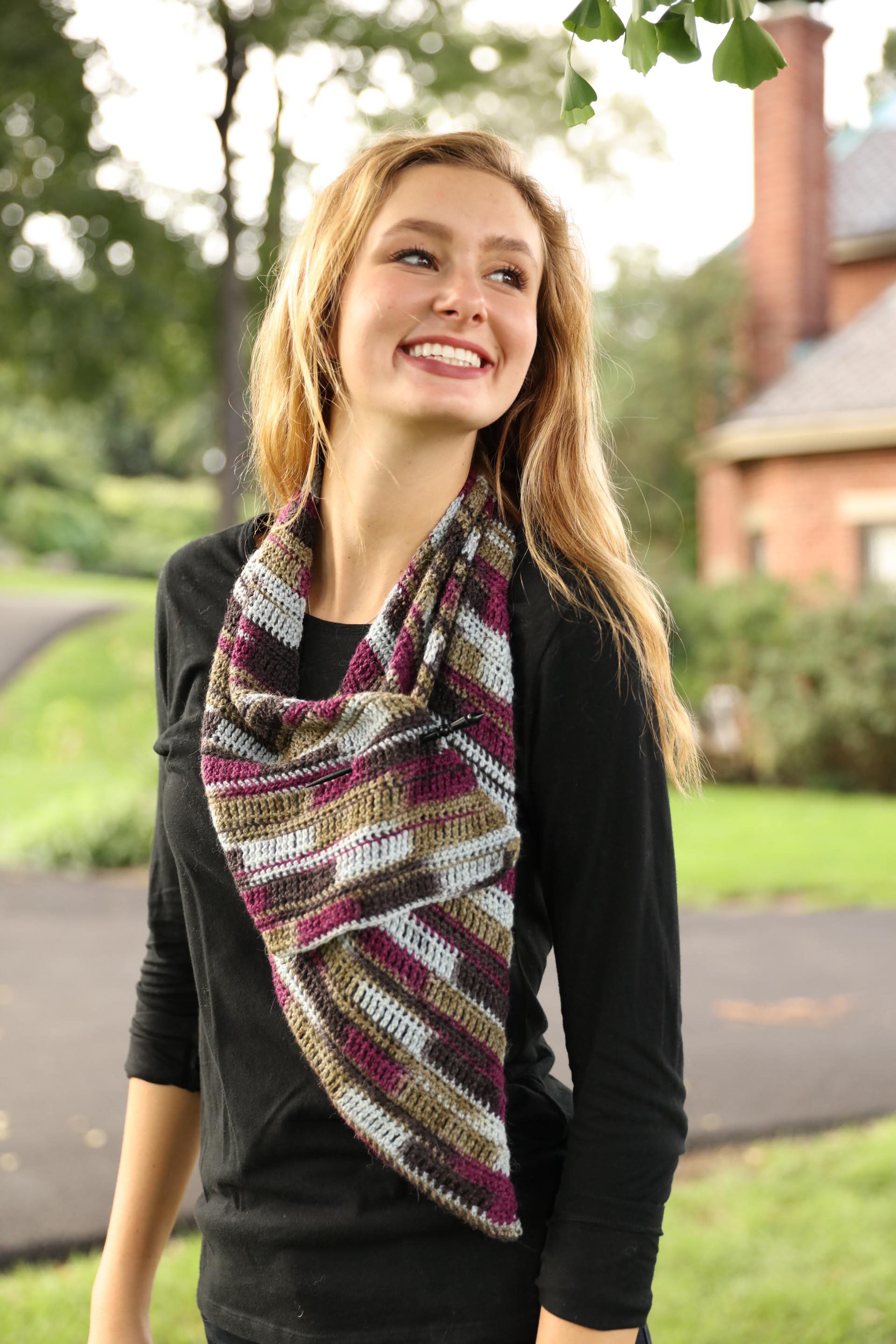 Diagonal Crochet Wrap Pattern