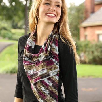 Diagonal Crochet Wrap Pattern