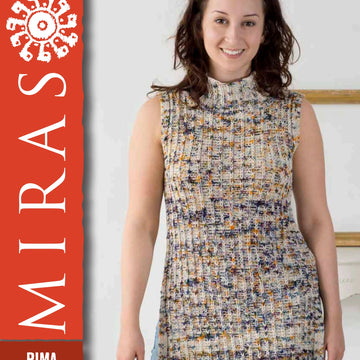 Mirasol Blue Poles Jumper Knitting Pattern