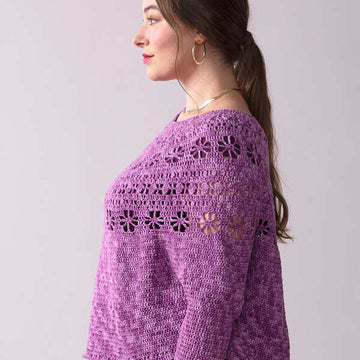 Plum Blossom Pullover in Berroco Tillie PDF