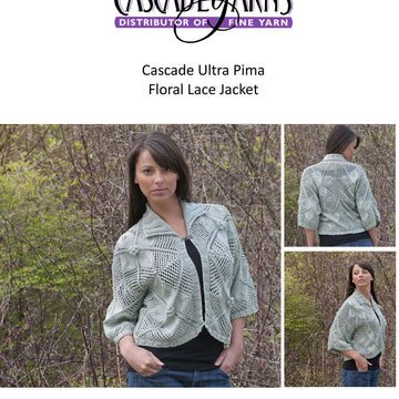 Floral Lace Jacket Knitting Pattern