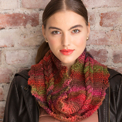 Noro Braided Cowl Knitting Pattern