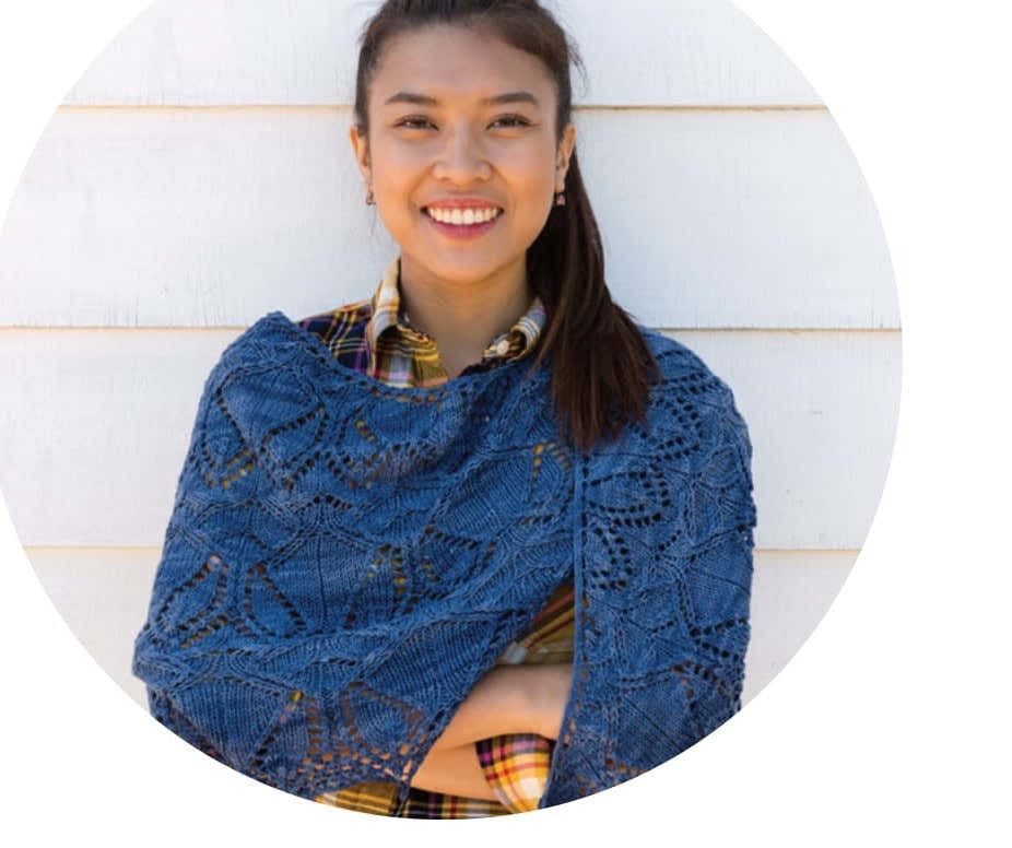 Twist Collective Aam Panna Wrap Knitting Pattern